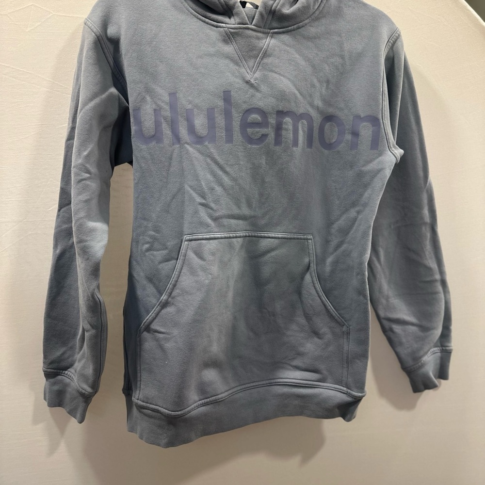 lululemon athletica Slate Blue Logo Hoodie